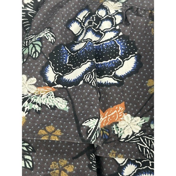 Ulla Johnson Alyssa Multicolored Floral Butterfly Tiered Skirt New Size 6 - Picture 7 of 10